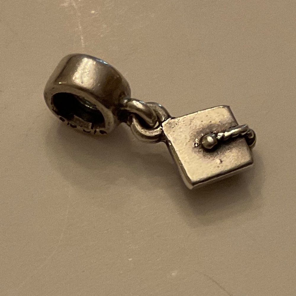 Pandora dangle graduation bead Sterling Silver